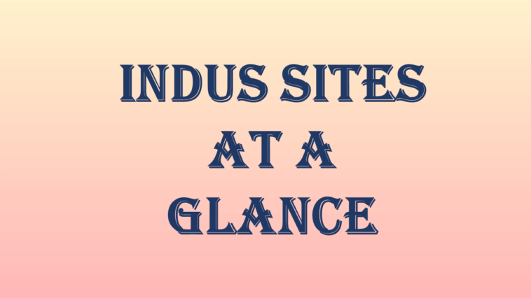 Indus Sites at a glance