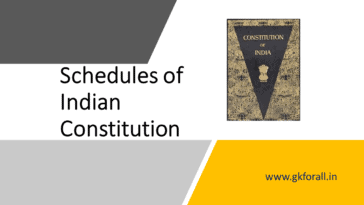 Schedules of Indian Constitution