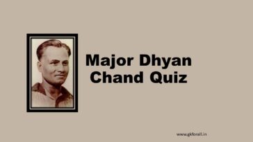 Major Dhyan Chand Quiz